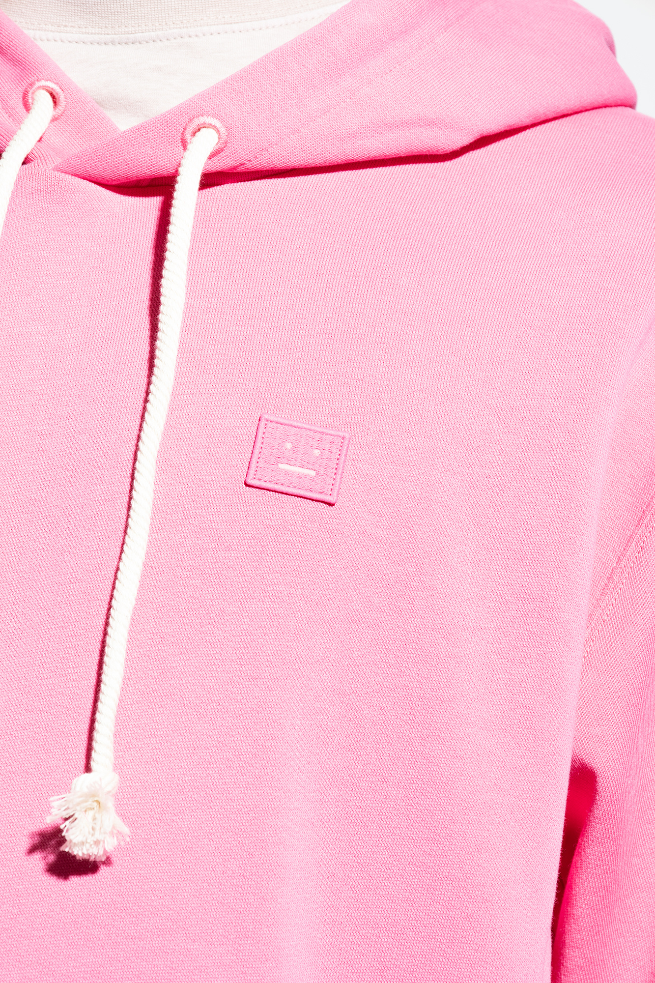 Pink Hoodie with logo patch Acne Studios - Vitkac Canada